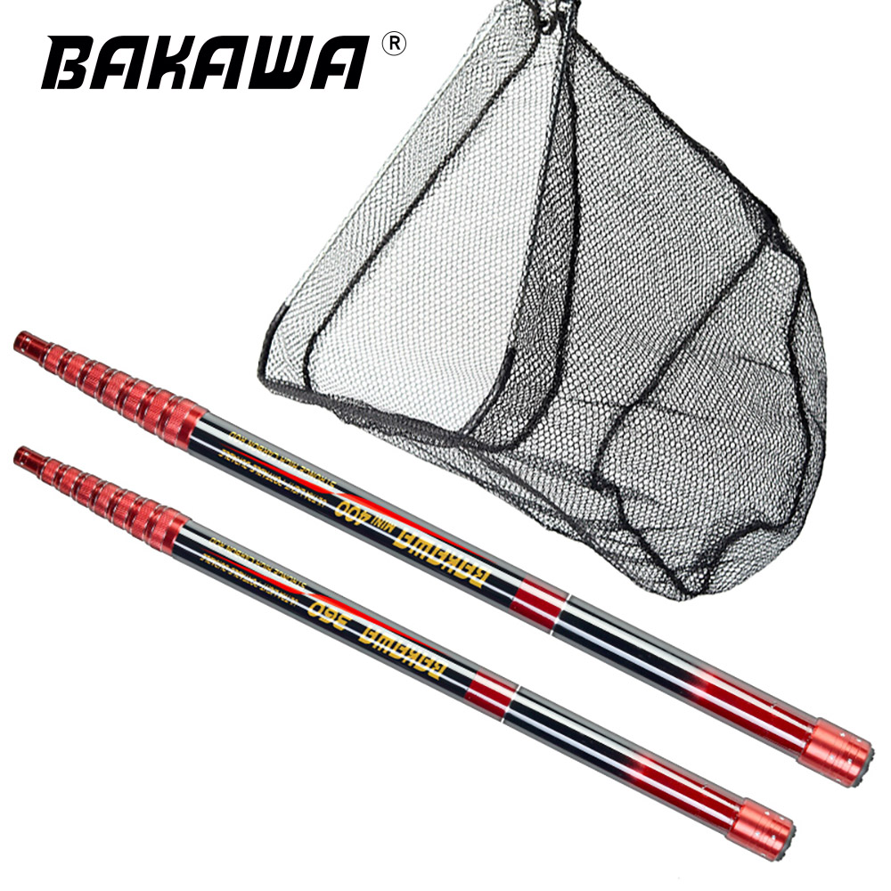 Landing Net Telescopic - Red de pesca BAKAWA, red de