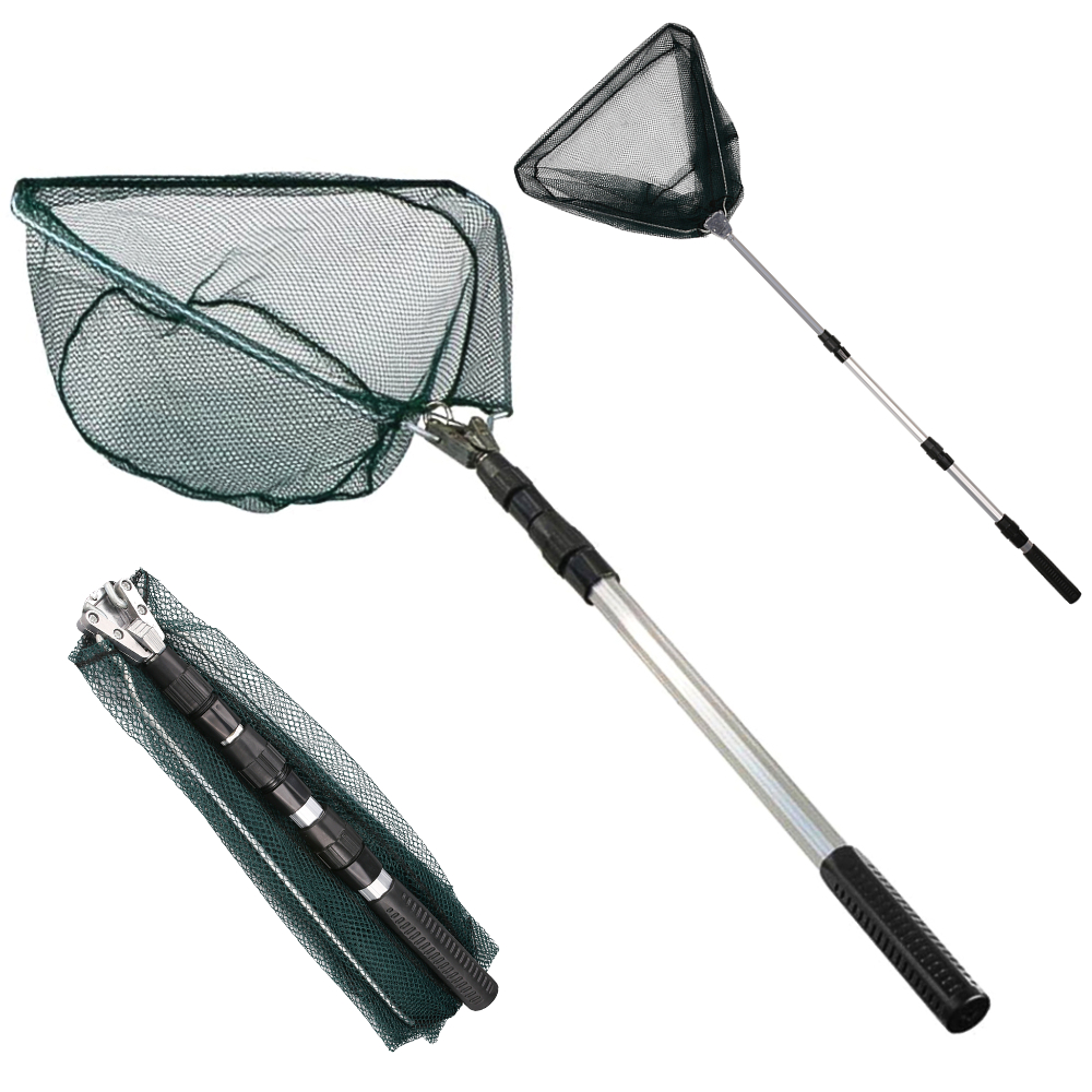 Landing Net Telescopic - 1 red de pesca plegable ultraligera