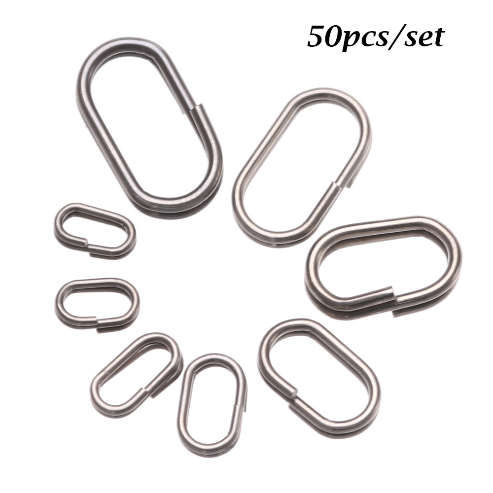 Fishing Equipment Hook - Lote de 50 unidades de anillos