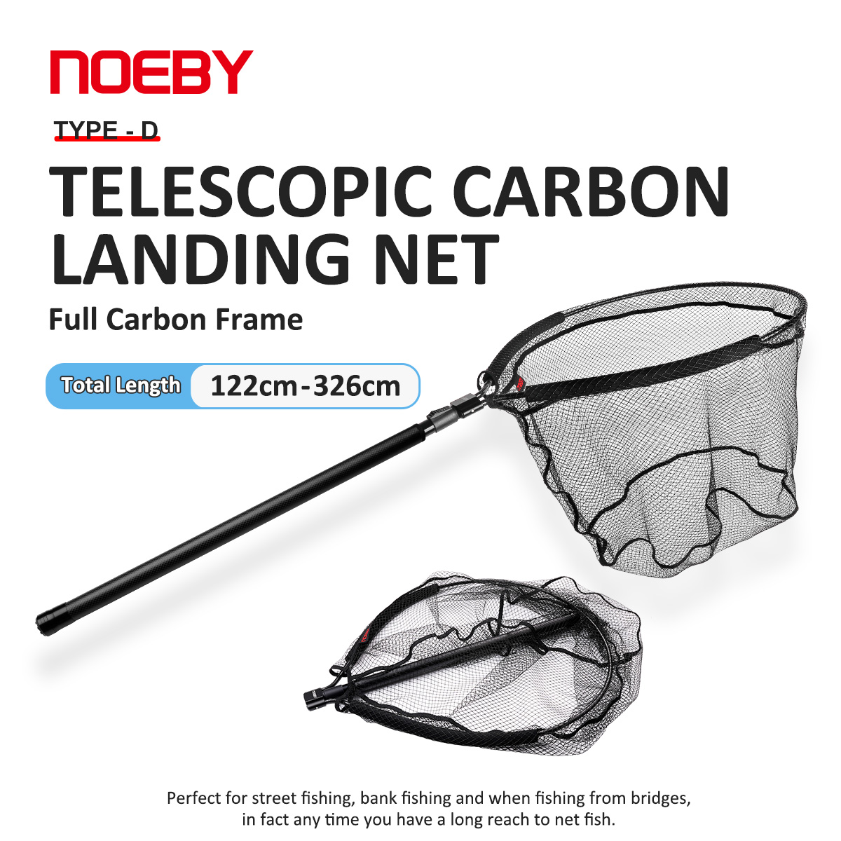Red de Pesca Telescópica NOEBY - Landing Net Telescopic reseña y precio