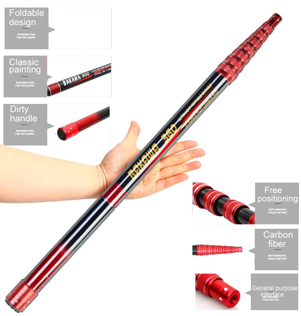 Red de pesca BAKAWA, red de at - Landing Net Telescopic reseña y precio