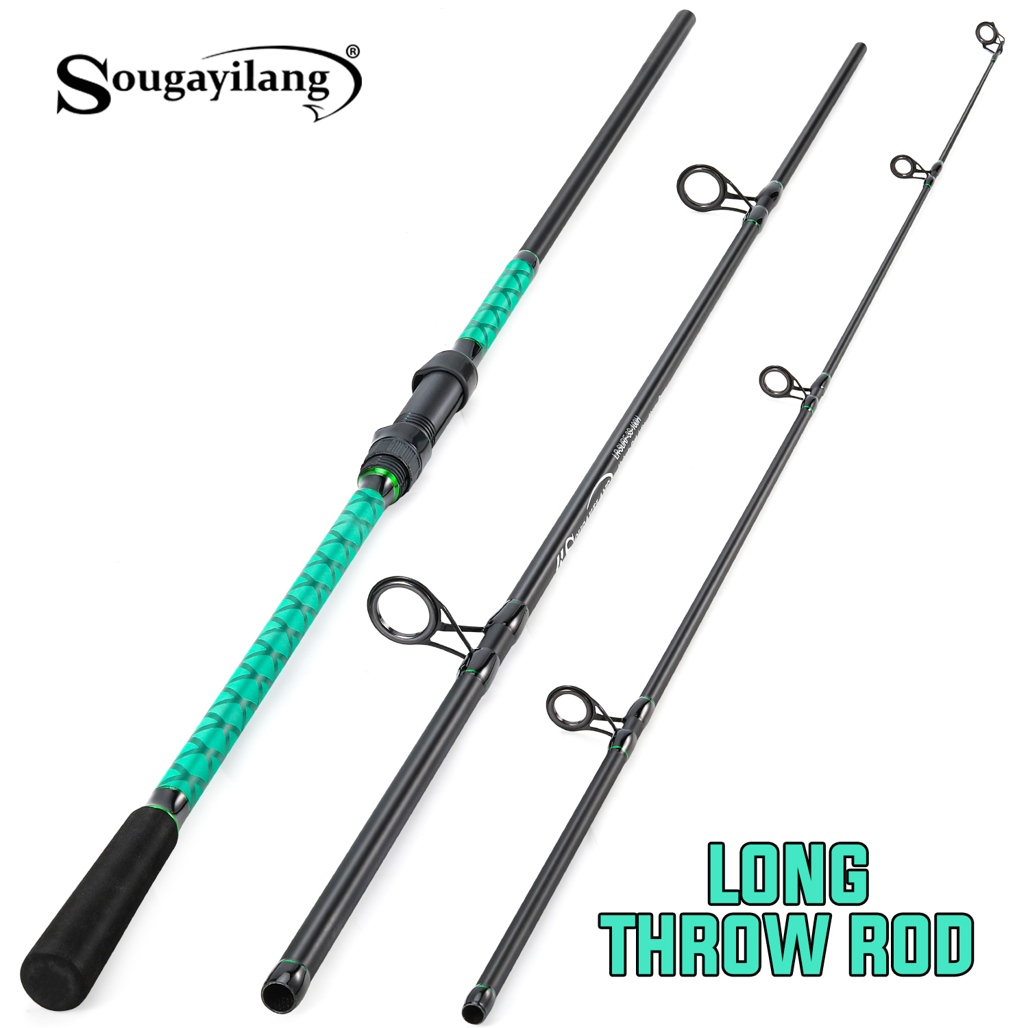 Caña de Pescar Sougayilang par - Surf Fishing Equipment reseña y precio