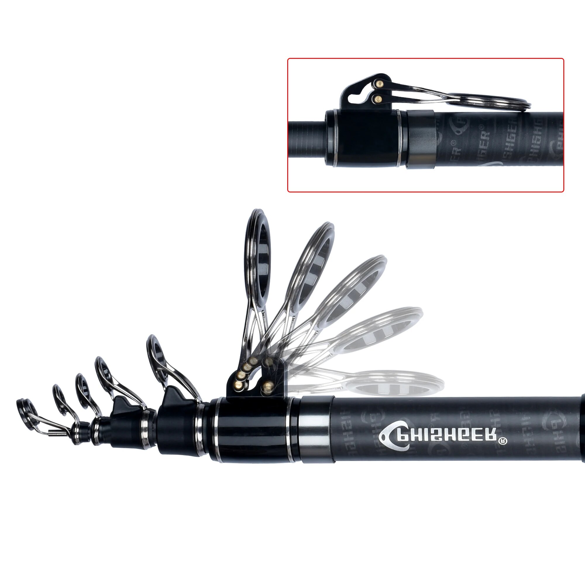 PHISHGER caña giratoria de Sur - Surf Fishing Equipment reseña y precio