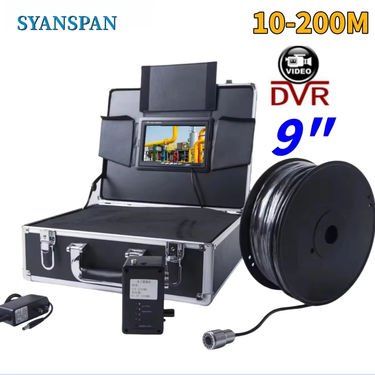 Cámara de pozo subacuática con - Underwater Fishing Camera reseña y precio
