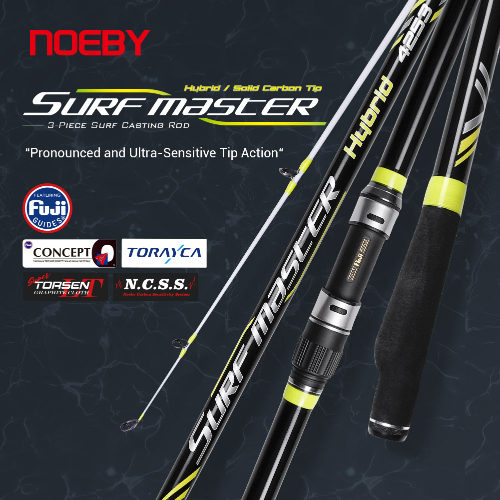 NOEBY-caña de pescar de fundic - Surf Fishing Equipment reseña y precio