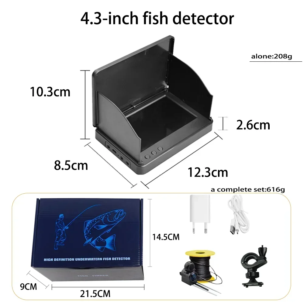 YS43A Detector de peces de 4,3 - Underwater Fishing Camera reseña y precio