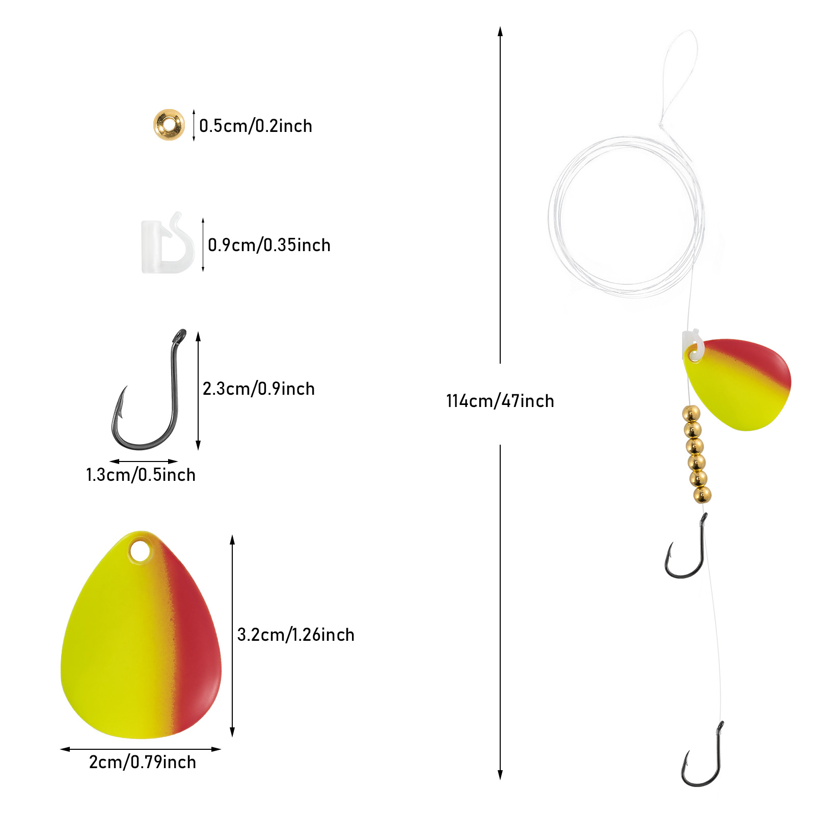 10 unidades de aparejos para p - Surf Fishing Equipment reseña y precio
