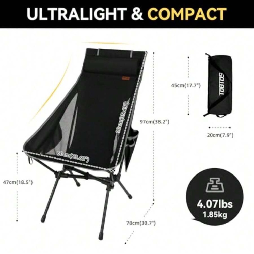 Silla de camping plegable ultr - Fishing Backpack reseña y precio