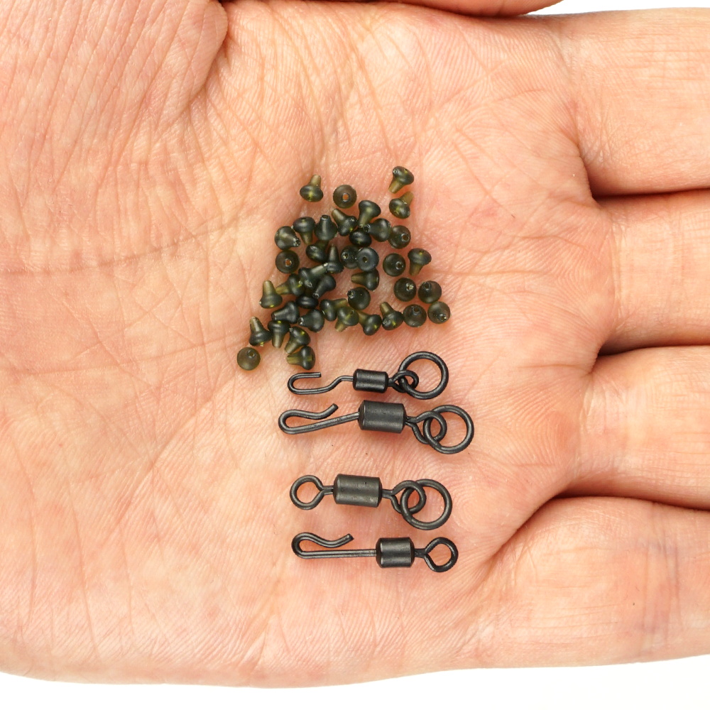 Hirisi 70 piezas de gomas de p - Fishing Equipment Hook reseña y precio