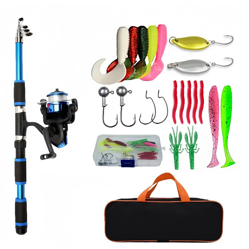 Juego de caña de pescar, Kits  - Fishing Equipment Online reseña y precio