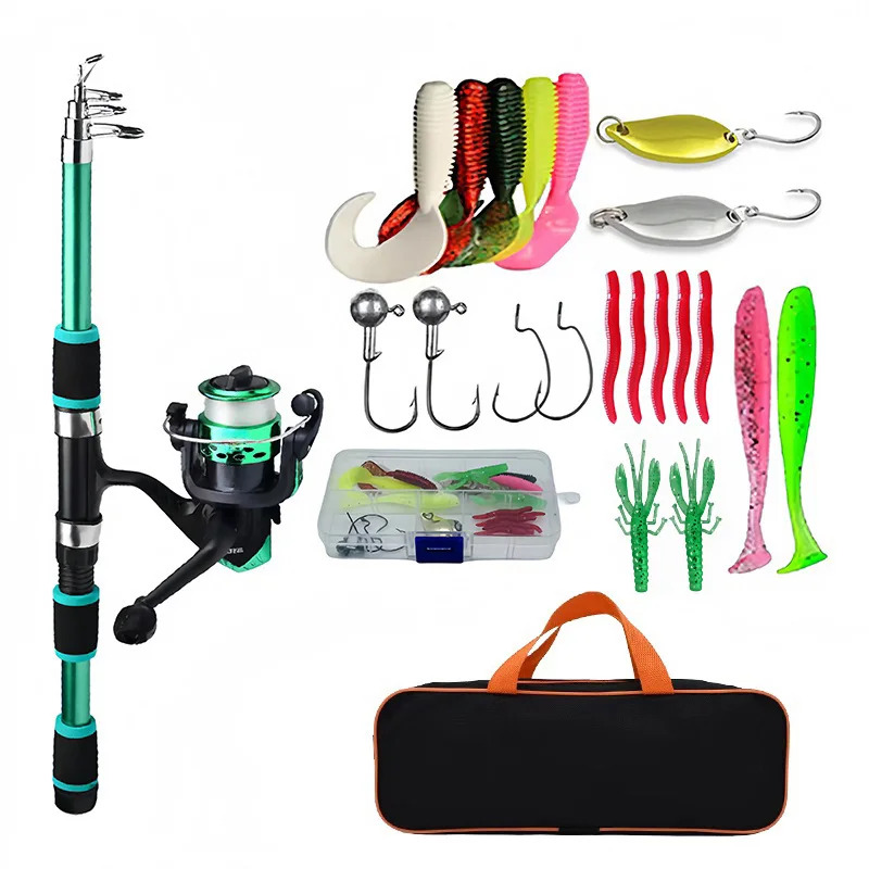 Juego de caña de pescar, Kits  - Fishing Equipment Online reseña y precio