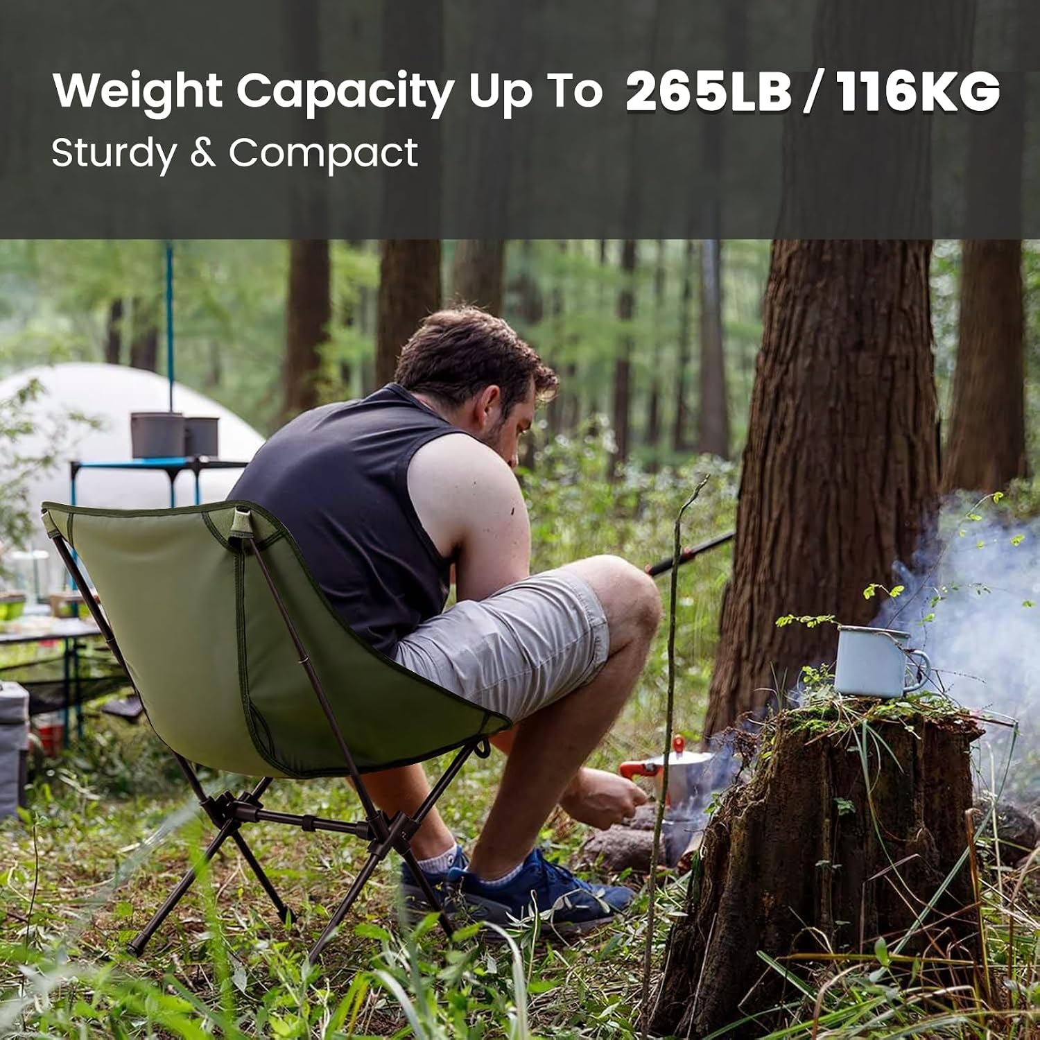 Silla de Camping Plegable Lige - Fishing Backpack reseña y precio