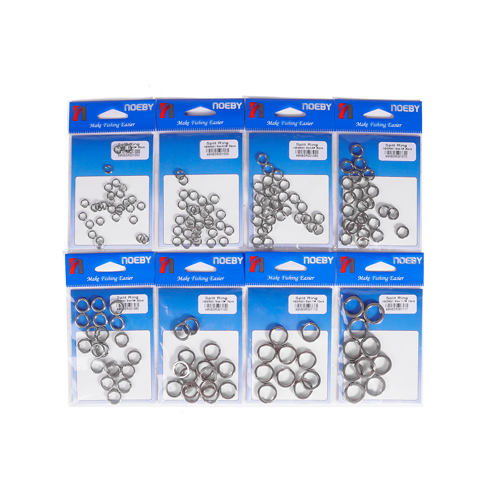 Noeby-anillos divididos de ace - Fishing Equipment Hook reseña y precio