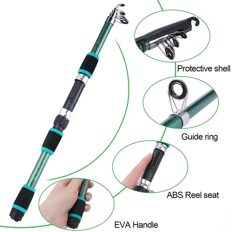 Juego de cañas de pescar compl - Fishing Equipment Online reseña y precio