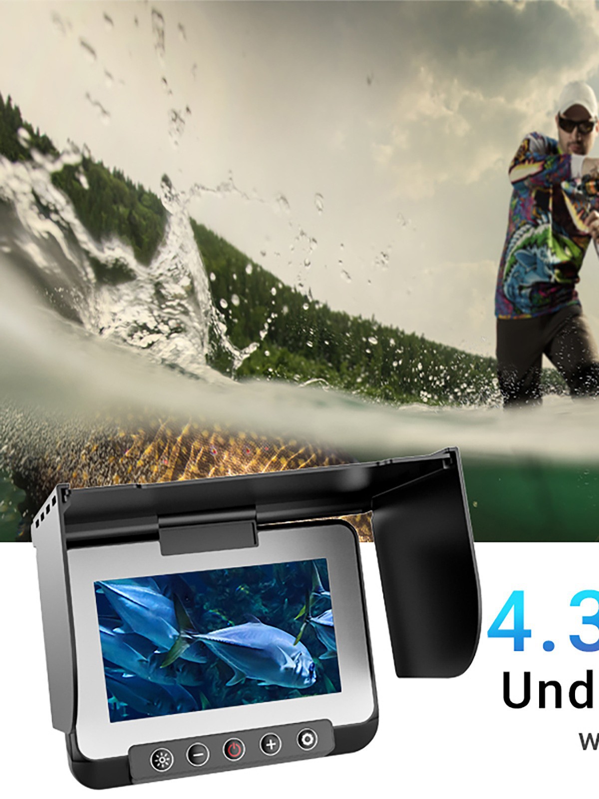 Cámara Subacuática con Pantall - Underwater Fishing Camera reseña y precio
